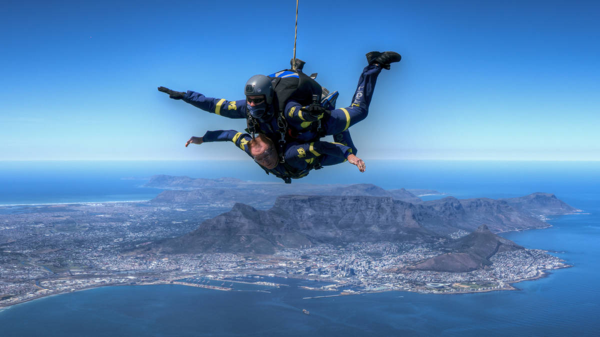 Fallschirmspringen in Kapstadt
