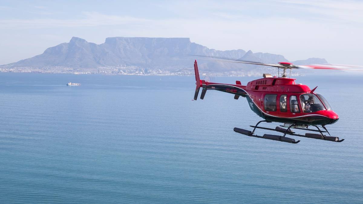 Atlantic Seaboard Helikopterflug in Kapstadt mit Transfer
